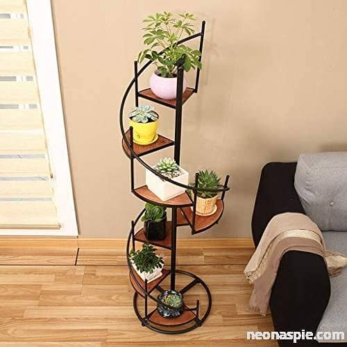Flower Pot Rack – Wooden Multi-Layer Floor Stand for Balcony, Living Room, Stairwell, or Corner
