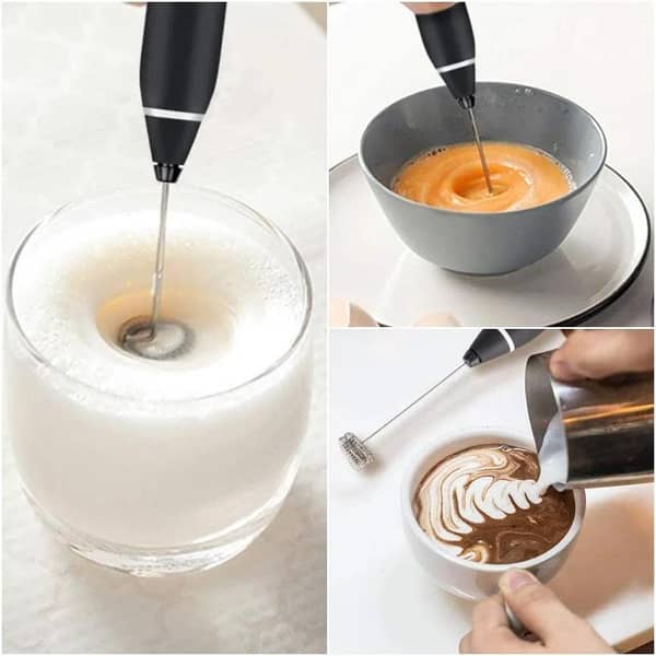 RNX 2 in 1 Rechargeable Coffee Beater – USB Milk Frother & Coffee Whisk for Latte, Cappuccino & Matcha
