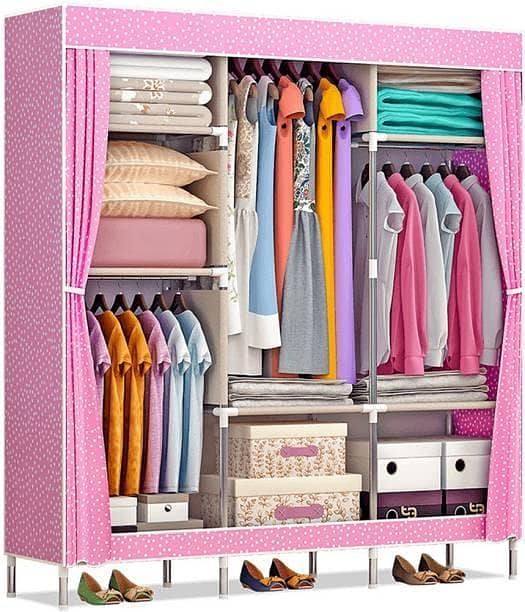 MTJ Folding Wardrobe Organizer Cupboard