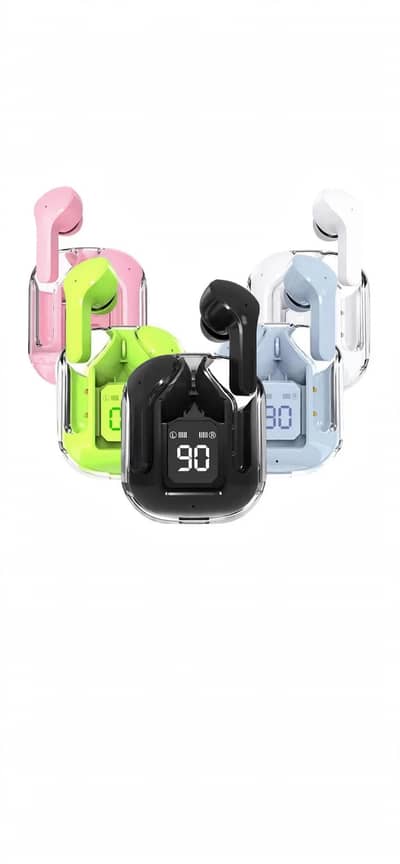 Air 31 Transparent Earbuds - LED Display
