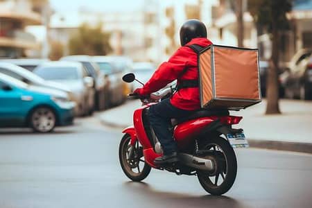 Bulk Food Delivery Rider