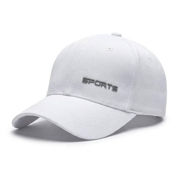 Imported Cap Sports Baseball Cap with Stretchable Flex Fit Back, 100% Textured Acrylic Sun Hat for Men and Women