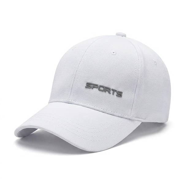 Imported Cap Sports Baseball Cap - Made in China - 100% Textured Acrylic, Flex-Fit Back, Sun Hat for Men and Women