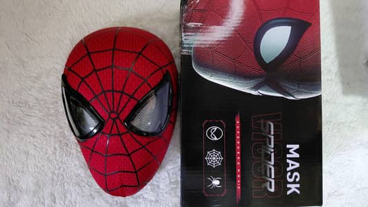 Amazing Spider-Man Mask with movable eyes & LED lights