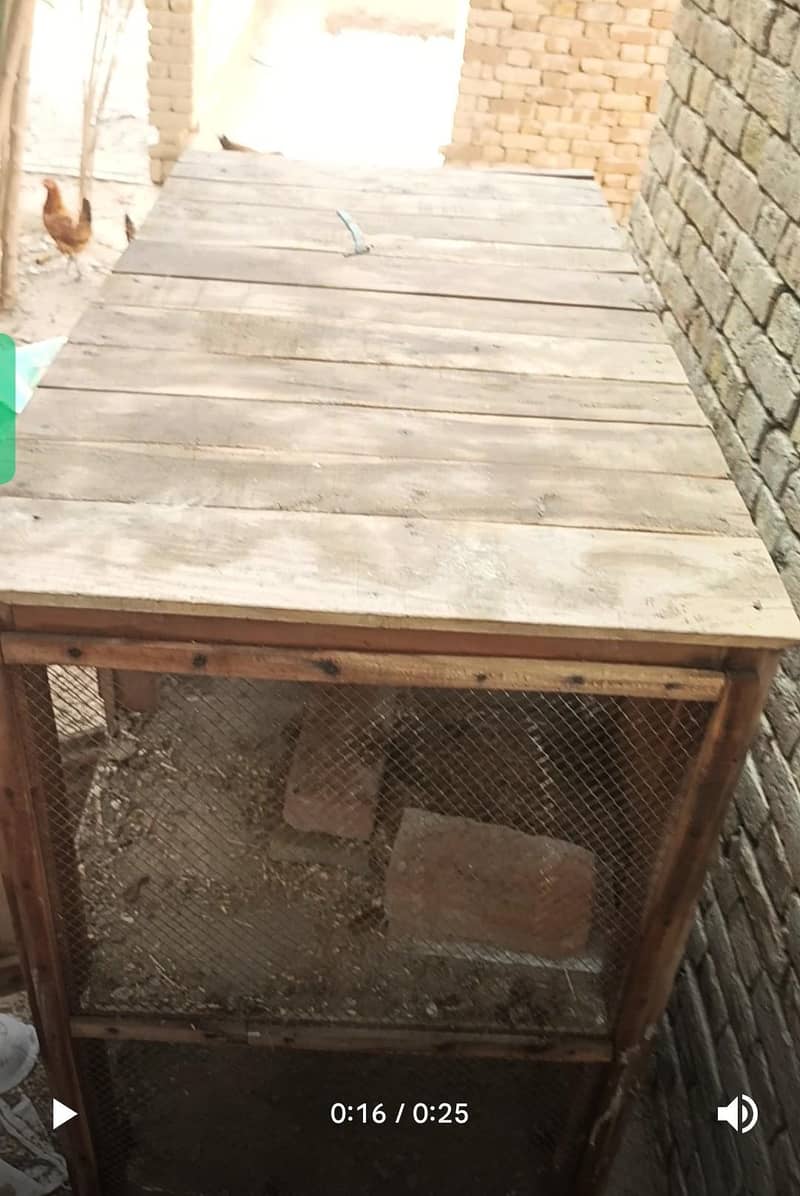 مرغیوں کا صاف ستھرا اور مضبوط پنجرہ"۔ 2