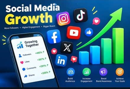 BOOST YOUR ALL SOCIAL MEDIA IN CHEAP PRICE.