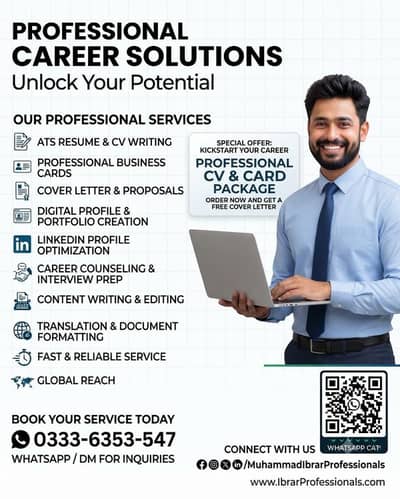 Expert CV Making, LinkedIn Optimization & Business Cards at Best Price