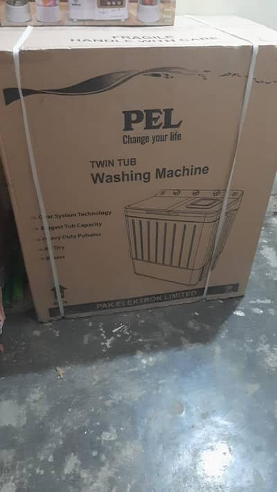 PEL twin tub washing machine brand new what's app 03217543060