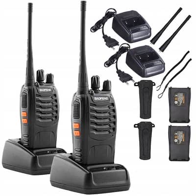 Wireless Walkie Talkie Pair Set Long Range