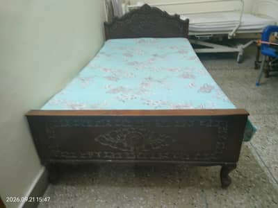 Wooden bed