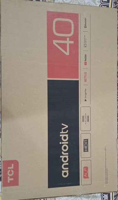 TCL 40 Inch Android Smart LED TV L40S6500 (10/10 Box Packed)
