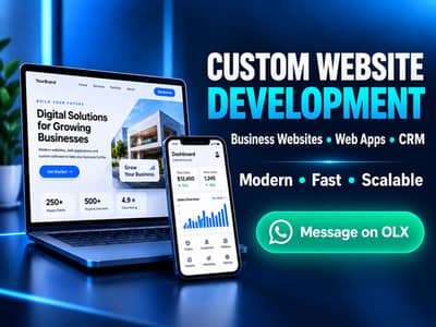 Custom Website Development | Web Developer Karachi | Business Website