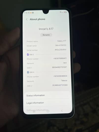 Samsung A17