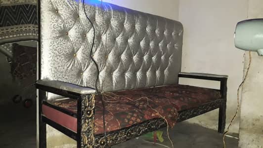 iron sofa set 3 pieces