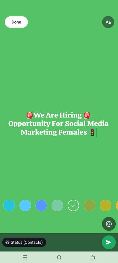 Social Media marketing (Females)