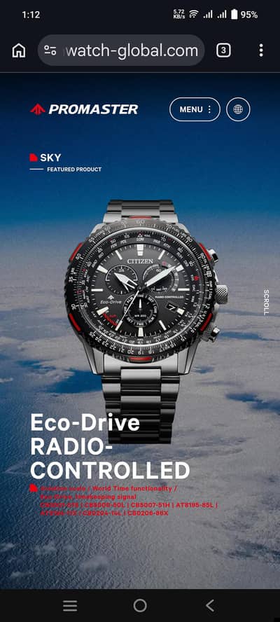 Citizen eco drive radio control