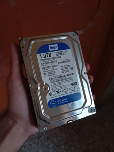 WD Blue 1.0TB 3.5" HDD for sale.