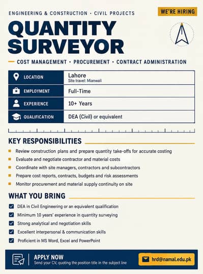 quantity surveyor