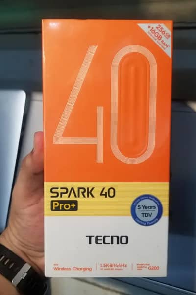 NEW BOXPACKED Tecno spark 40 pro plus