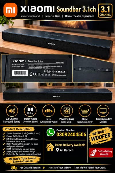 Soundbar 3.1ch