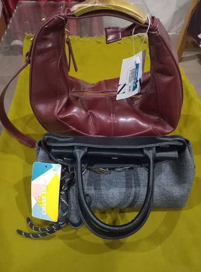 2 handbags
