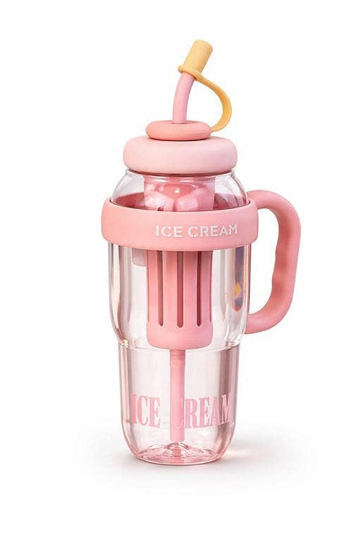 1300ML Original lmported Summer high-value giant belly Tumbler bucket Mug with straw large capacity plastic water Water ice cup