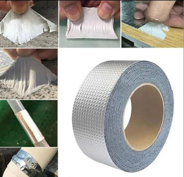 Butyl Waterproof Tape for Water Tanks and Roof Pipes – Blue, Self-Adhesive, Leak-Proof, Aluminum Foil
