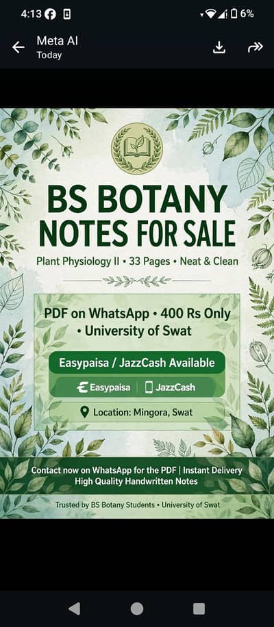 Bs plant physiology