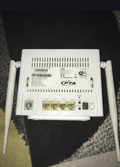 Ptcl Router ZTE