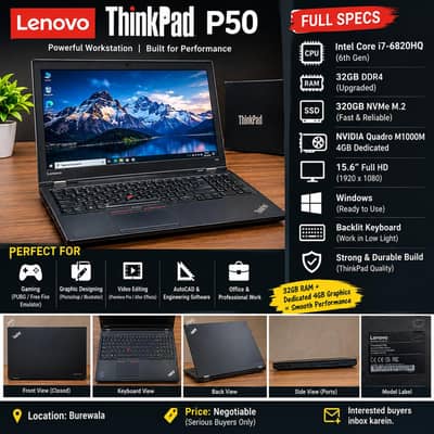 lenovo Thinkpad p50