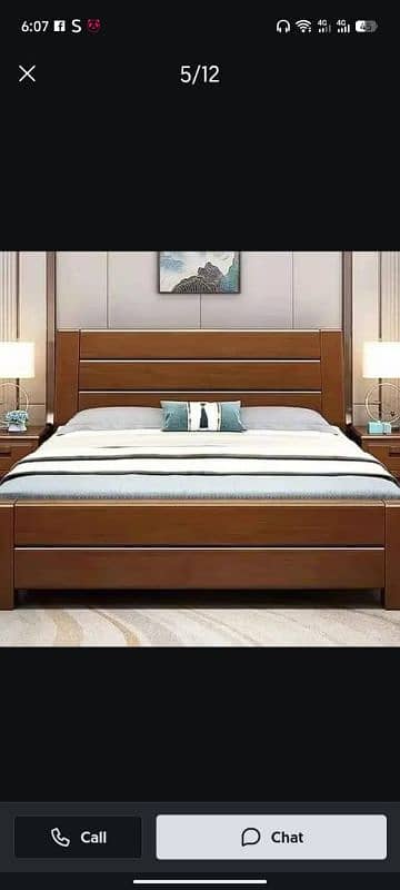 Bed/Double bed/single bed/king size bed/wooden bed/polish bed