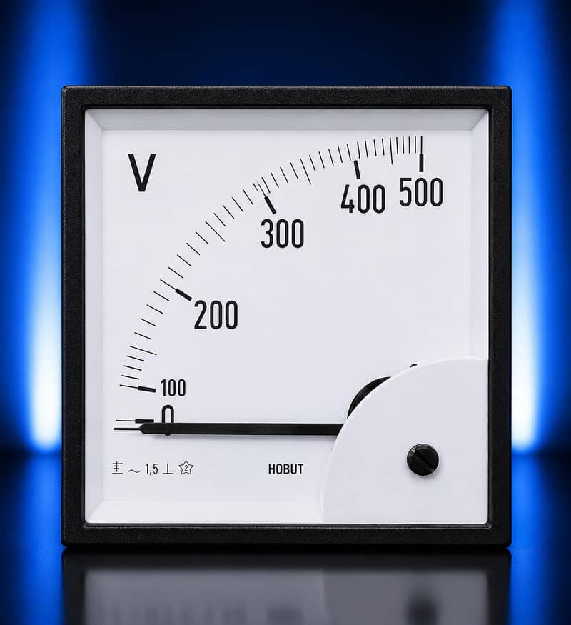 analog panel meter volt ampere 12
