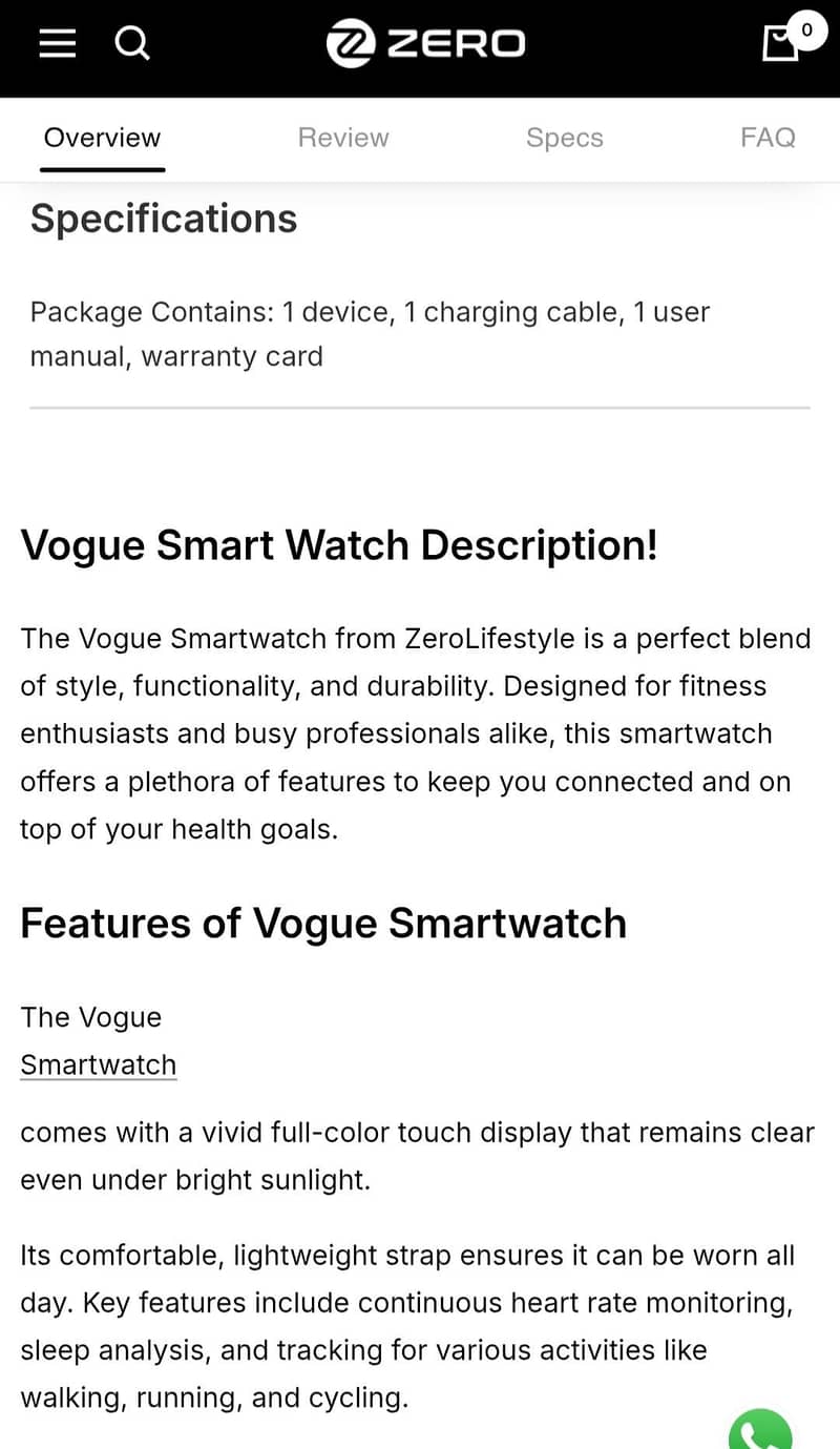 Smart watch Android 7