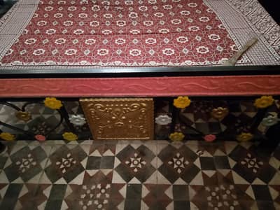 iron bed and sofas set