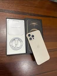 Iphone 12 pro max mobile phone complete box
