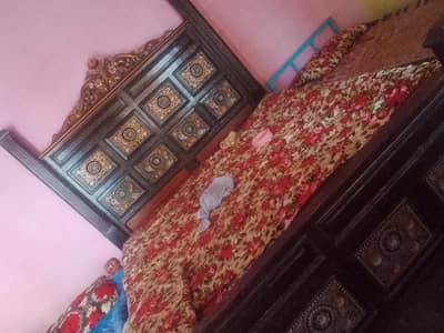 Bed with mattres