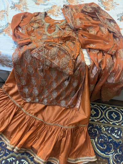 Farshi lehnga plus trouser