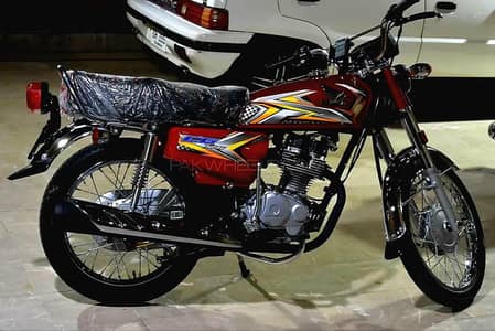 Honda CG 125 | Model 2025 | 1200 KM Use | Only Call Honda Red Color