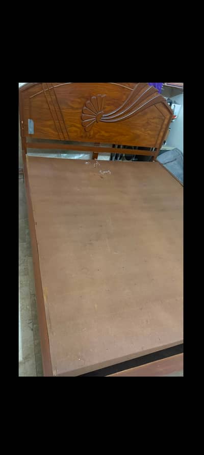 Bed with mattress in 14000 (negotiable)