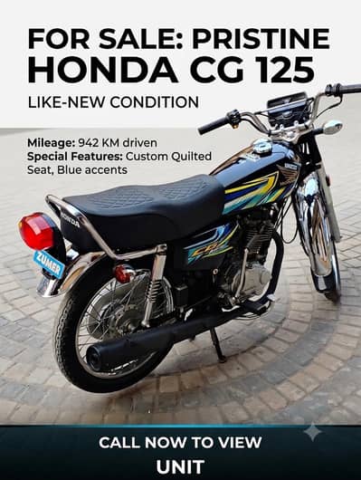 Honda CG 125 – Clean & Original | Genuine Condition