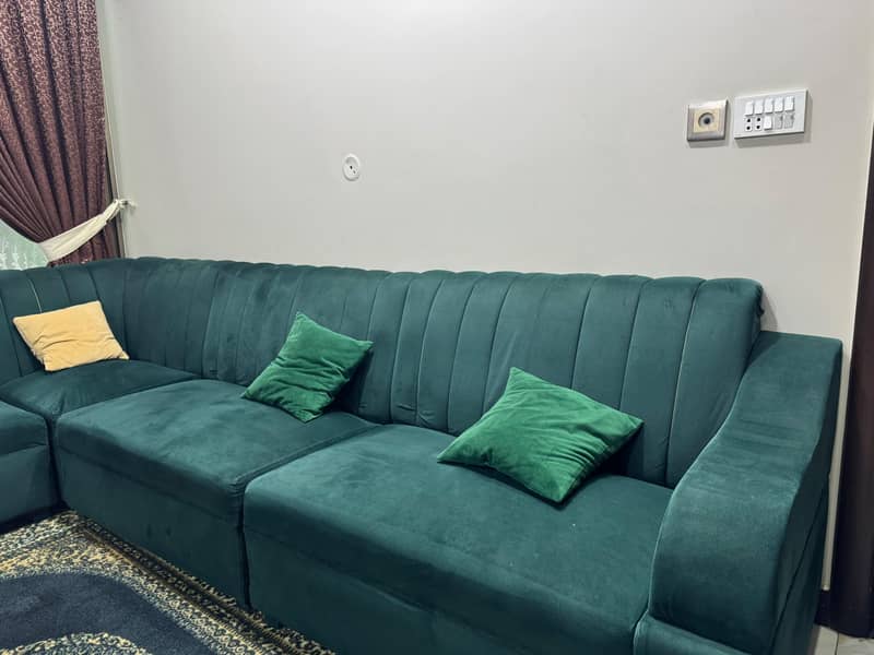 L shape sofa 9 seater 0