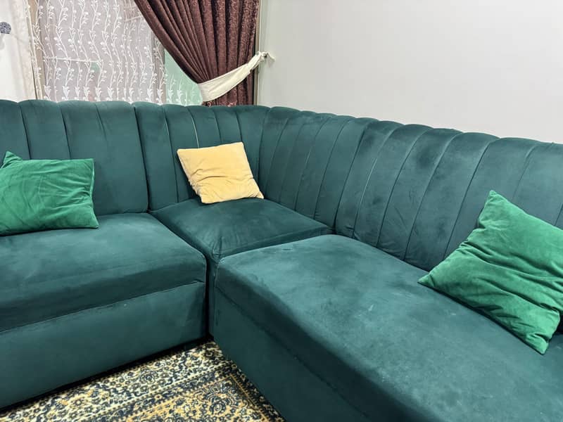 L shape sofa 9 seater 4