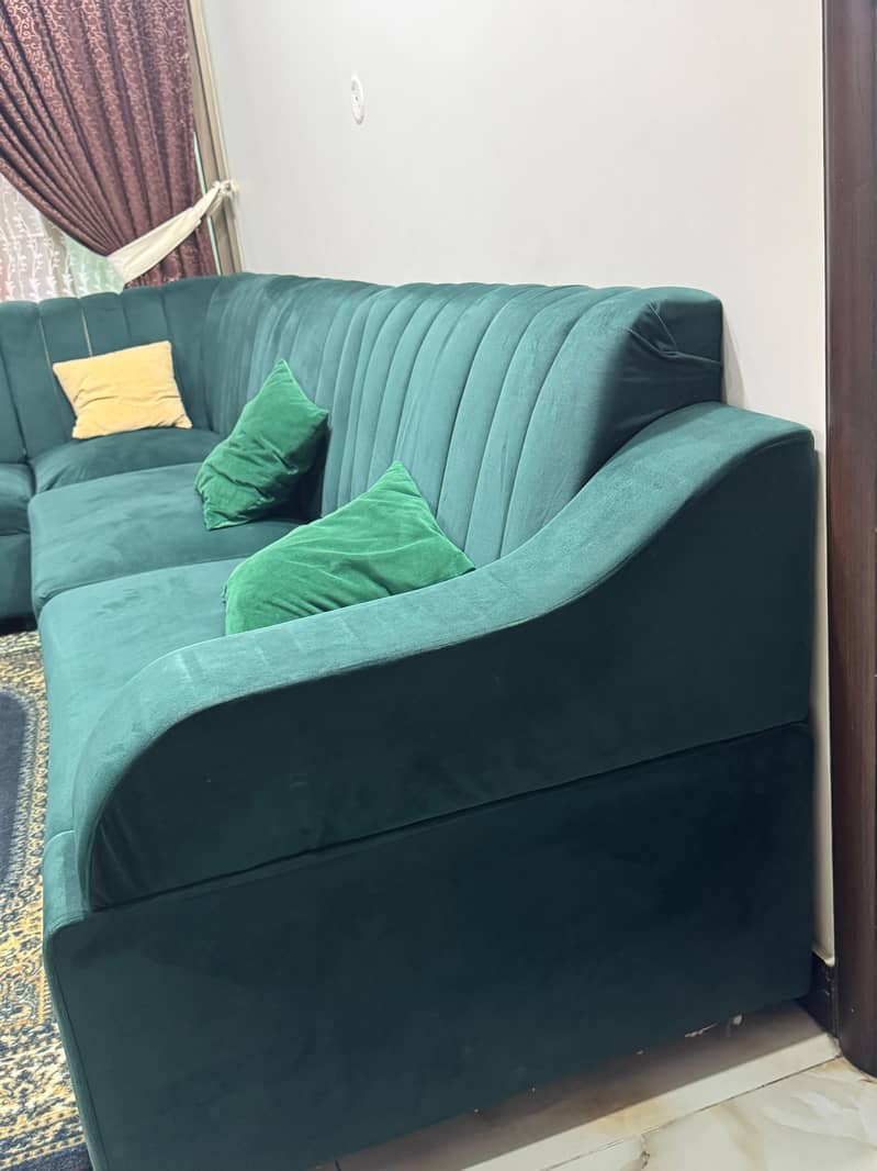 L shape sofa 9 seater 11