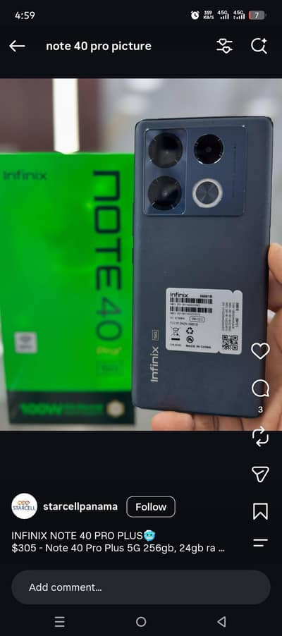 Infinix Note 40 Pro
