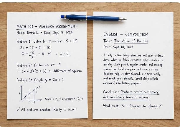 Handwritten Assignment service 4