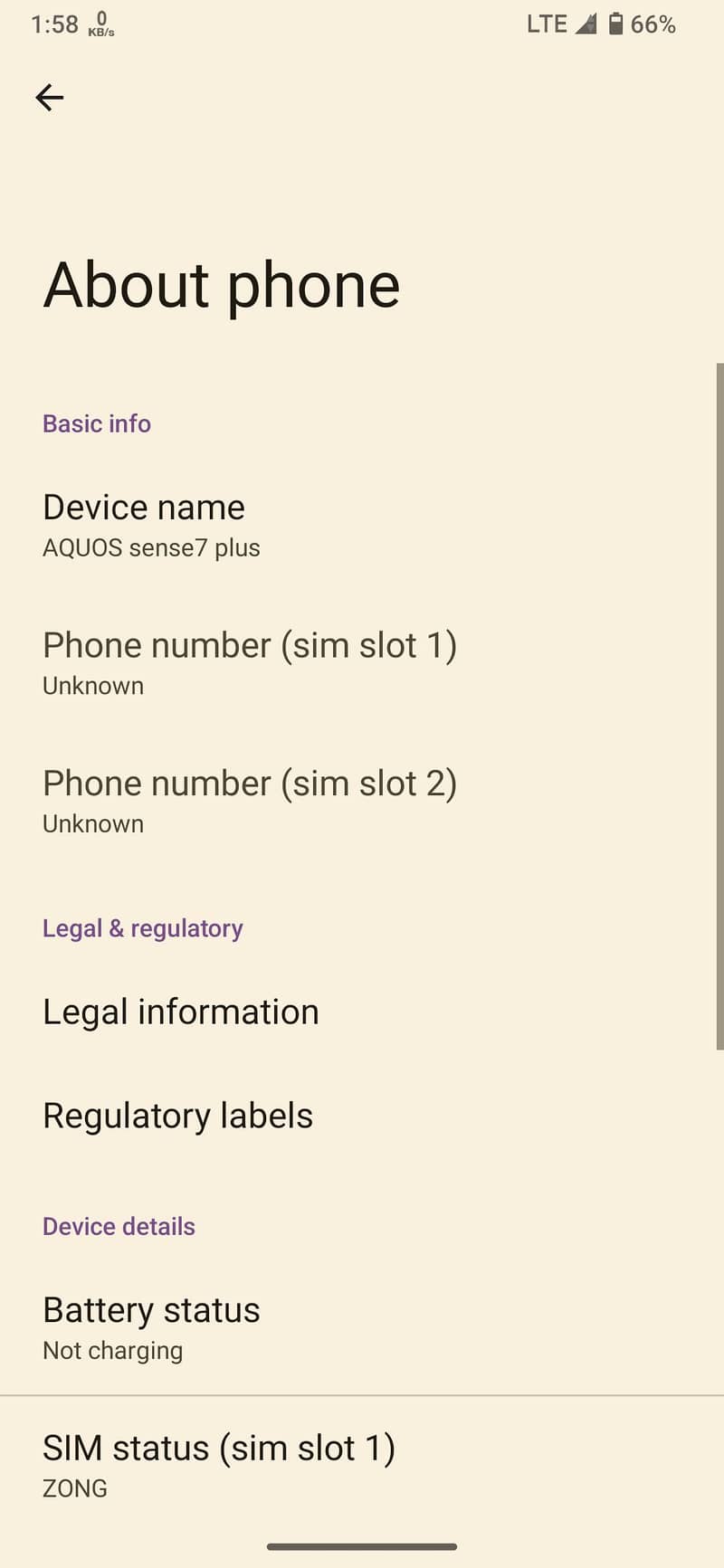 Sharp Aquos Sense7 plus 2