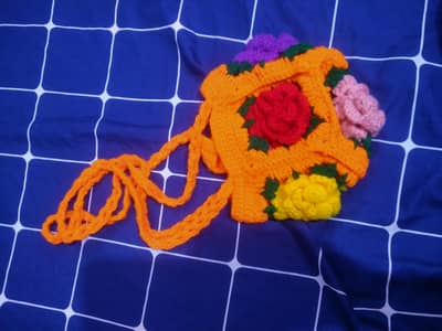 handmade woolen bag