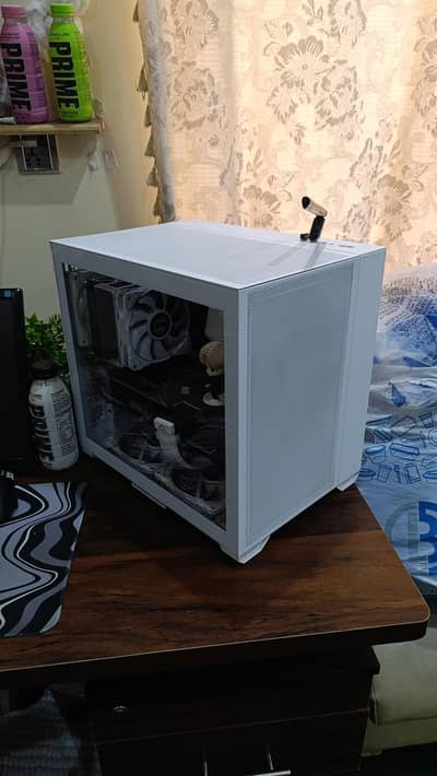lianli o11 air mini 1 month used gaming pc case white