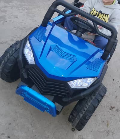 brand new blue jeep for kids