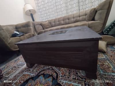 One center table and 2 side tables